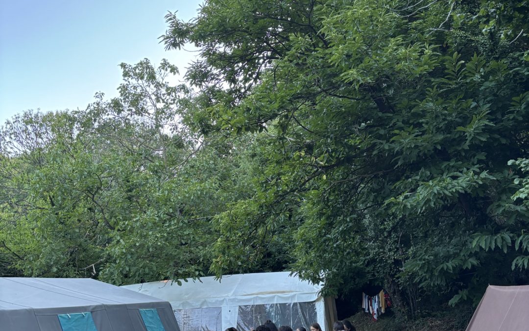 Premier jour de camp !